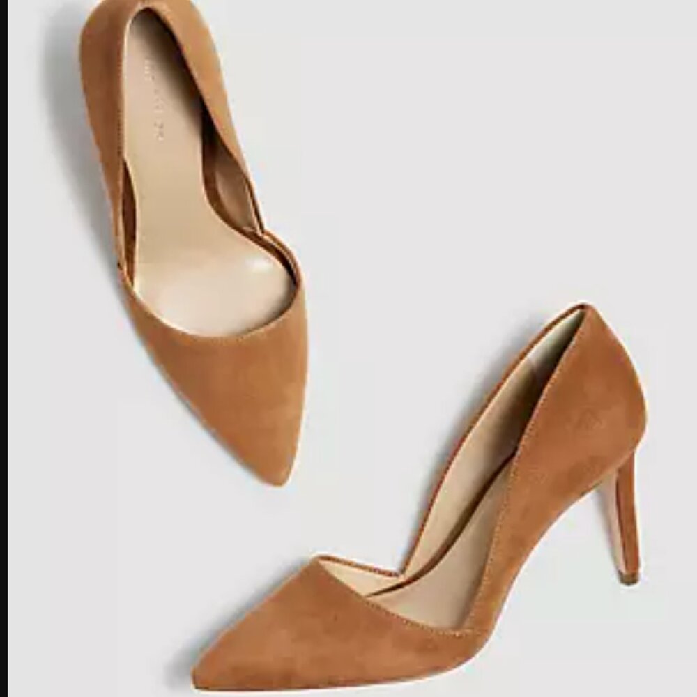 Ann Taylor Azra Suede Pumps Size 10